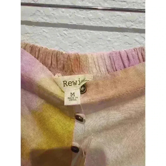 Rewind Aline skirt. Boho tye Dye long skirt. Pink size Medium - Picture 2 of 3